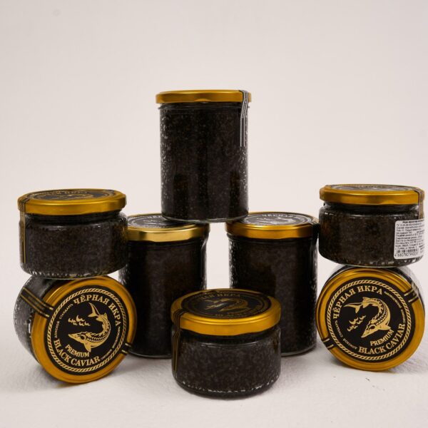 Чёрная икра рыбоводческого комплекса «Донской стандартъ» — ассортимент фасовок
